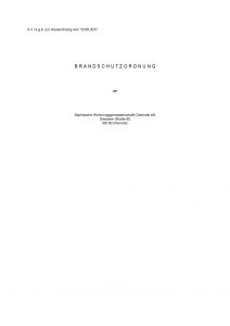 SWG Brandschutzordnung
