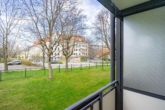 Balkonaussicht - Moderne Familienwohnung mit Balkon im Erdgeschoss